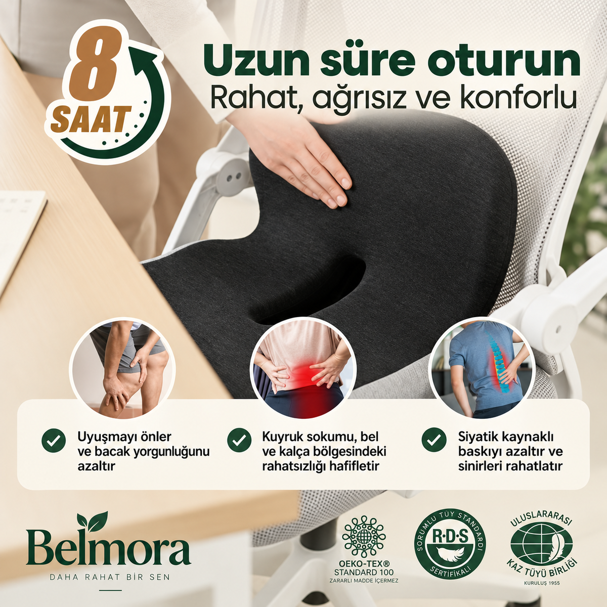 Ortopedik Oturma Minderi